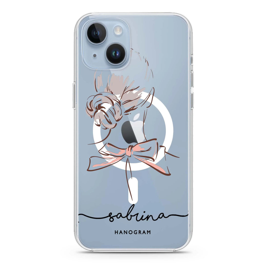 Artistic Girls II iPhone 14 Magsafe 兼容水晶透明保護殼
