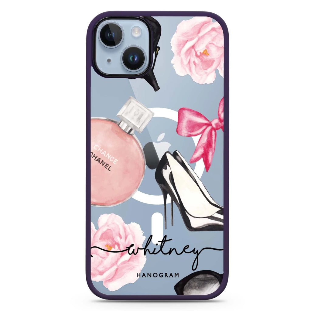 Fashion Cosmetic iPhone 14 Plus Magsafe 兼容防衝擊保護殼