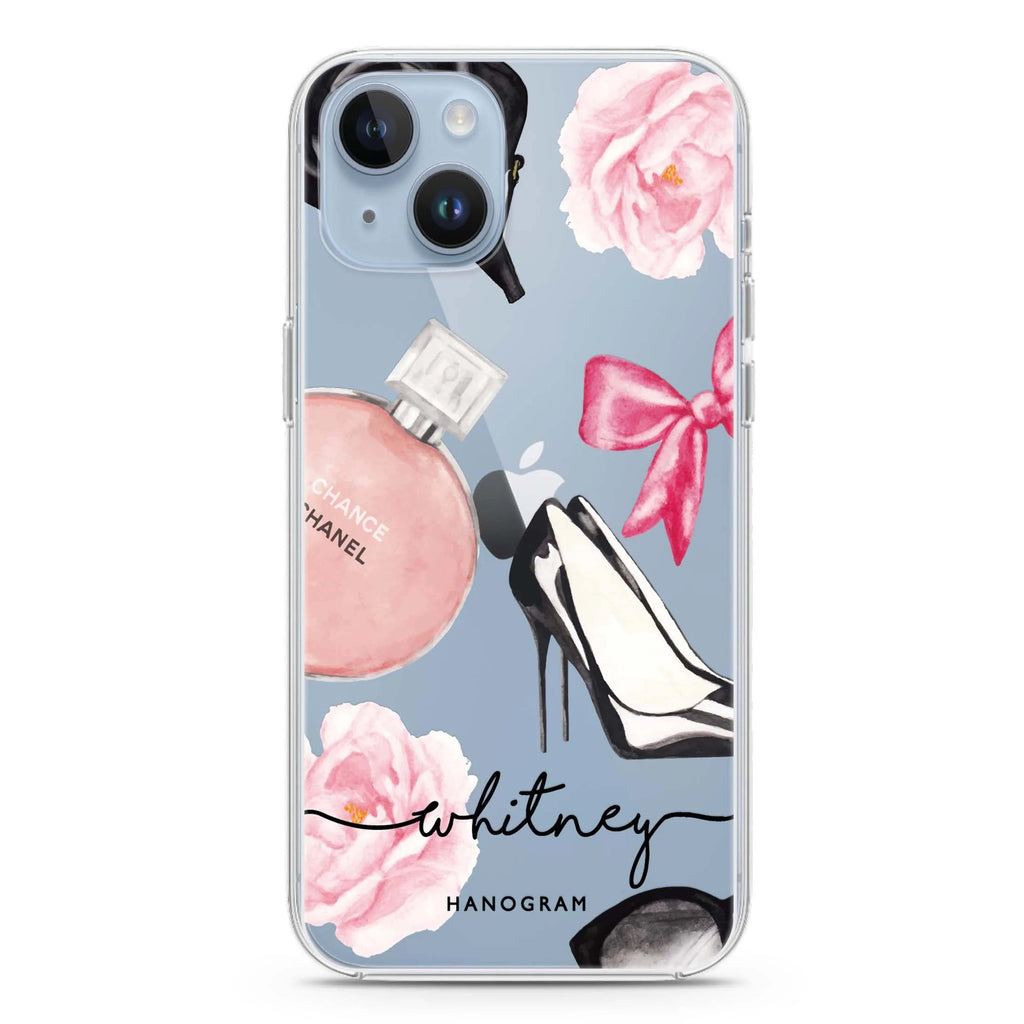 Fashion Cosmetic iPhone 14 plus 水晶透明保護殼