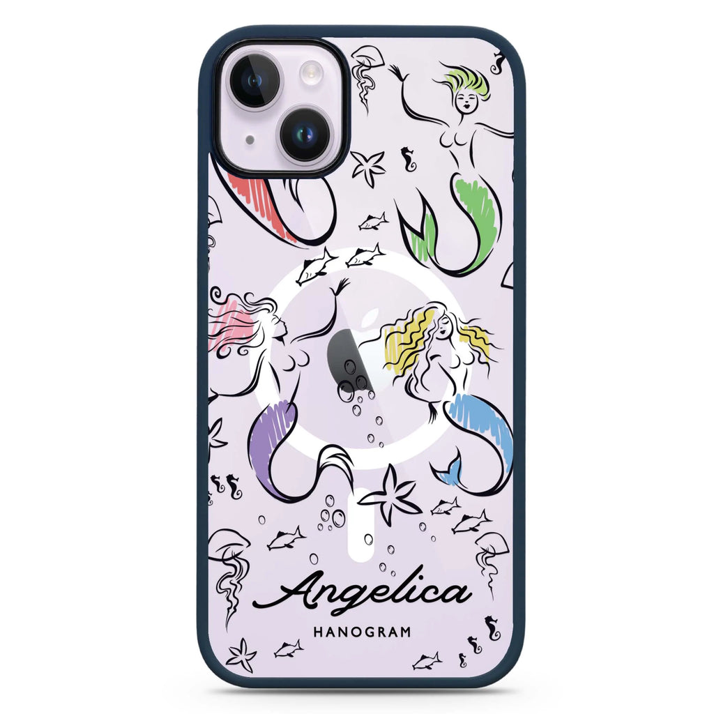 MerryMermaids iPhone 14 Plus Magsafe 兼容防衝擊保護殼
