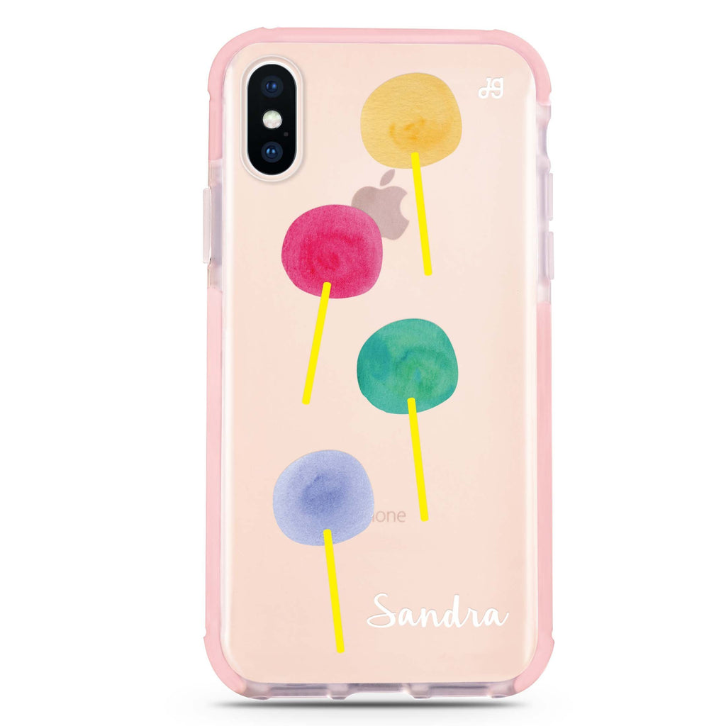 Colorful Candy I iPhone XS 吸震防摔保護殼
