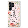 Glamorous Garden Samsung Galaxy Ultra 可加名字透明保護殼，適用 S26/S25/S24/S23 Ultra，圖1