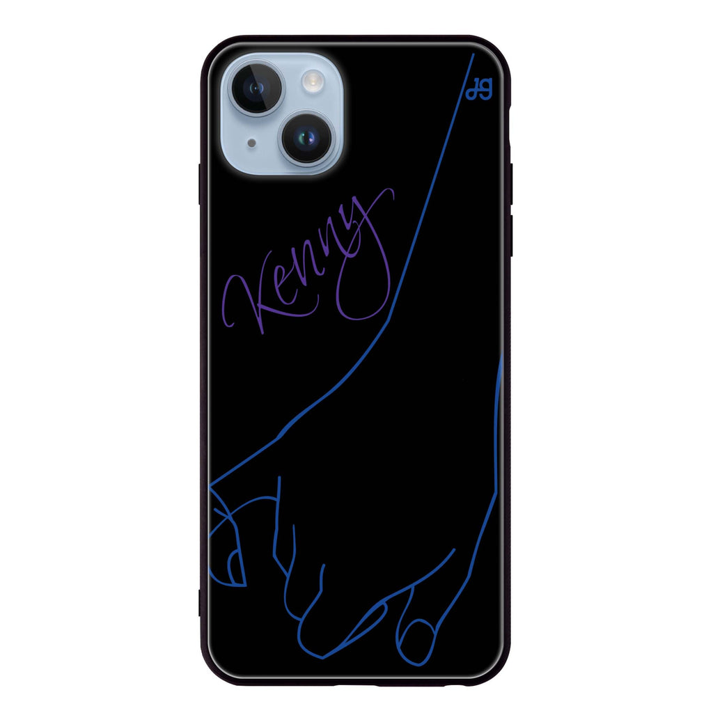 Right Hand Pinky Bump iPhone 13 超薄強化玻璃殻