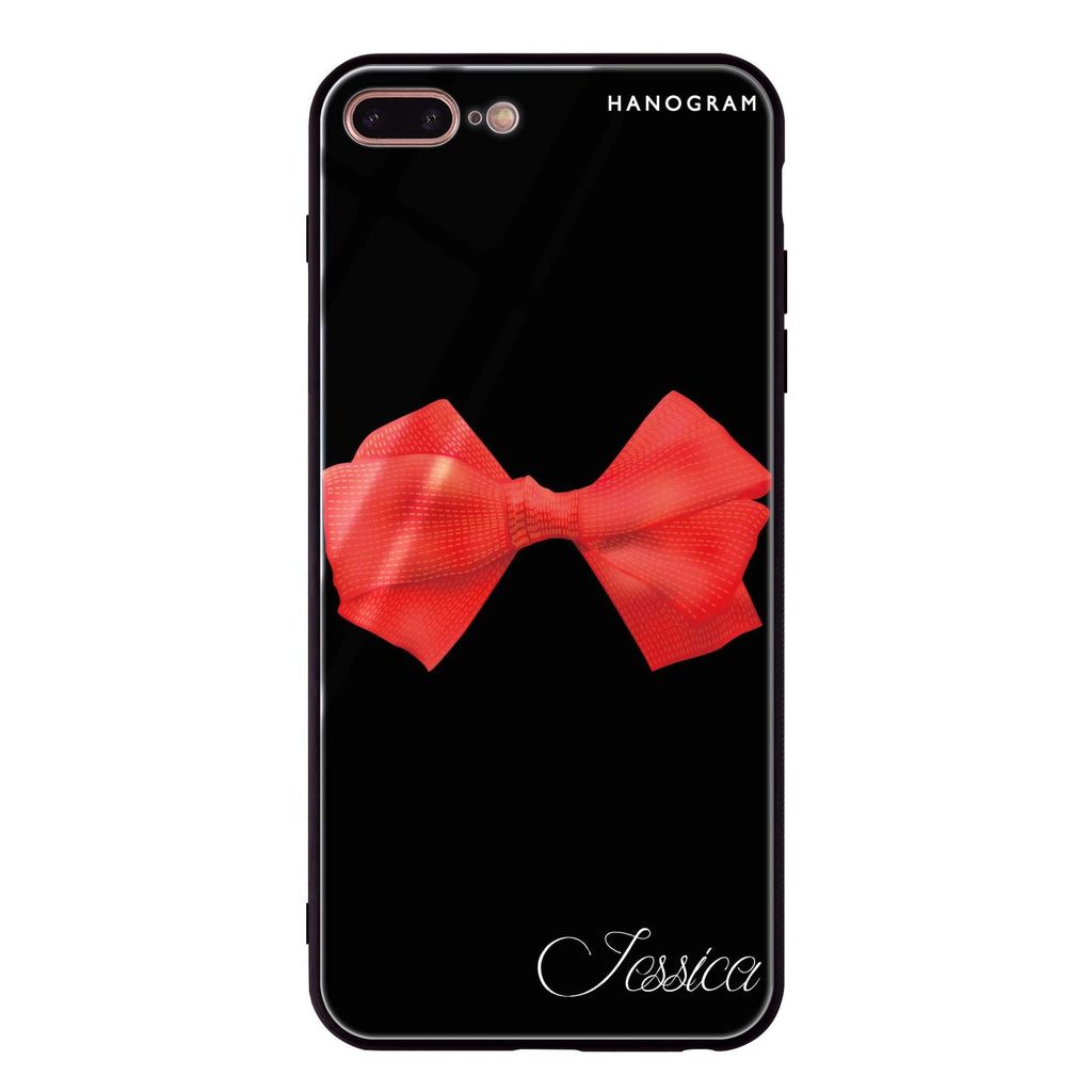 Red Bow iPhone 8 Plus 超薄強化玻璃殻