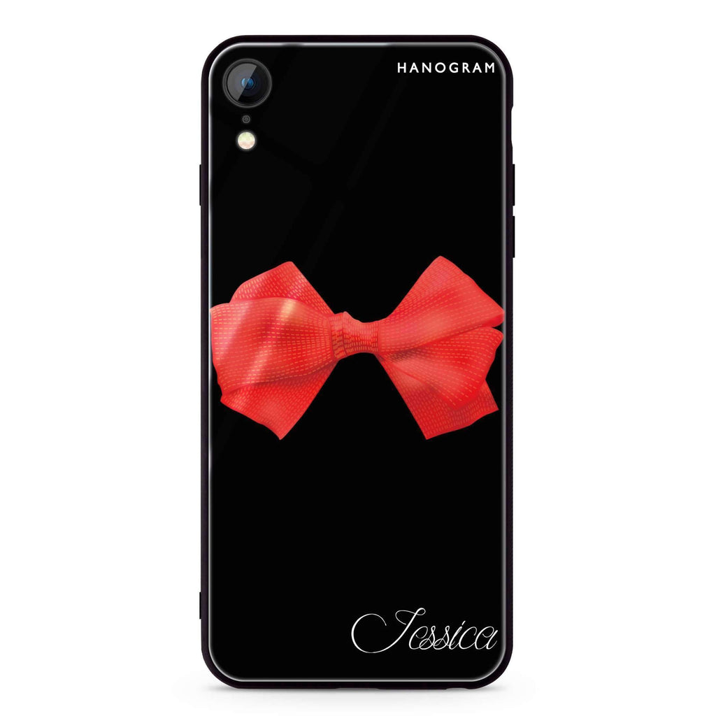 Red Bow iPhone XR 超薄強化玻璃殻