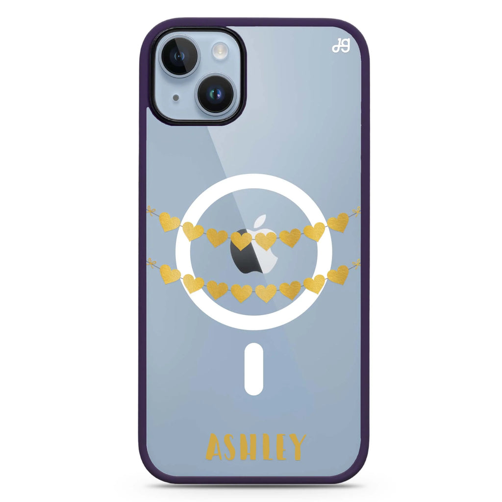 Golden Heart iPhone 14 Plus Magsafe 兼容防衝擊保護殼