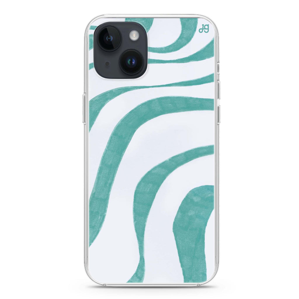 Abstract Paint Pattern iPhone 14 plus 水晶透明保護殼