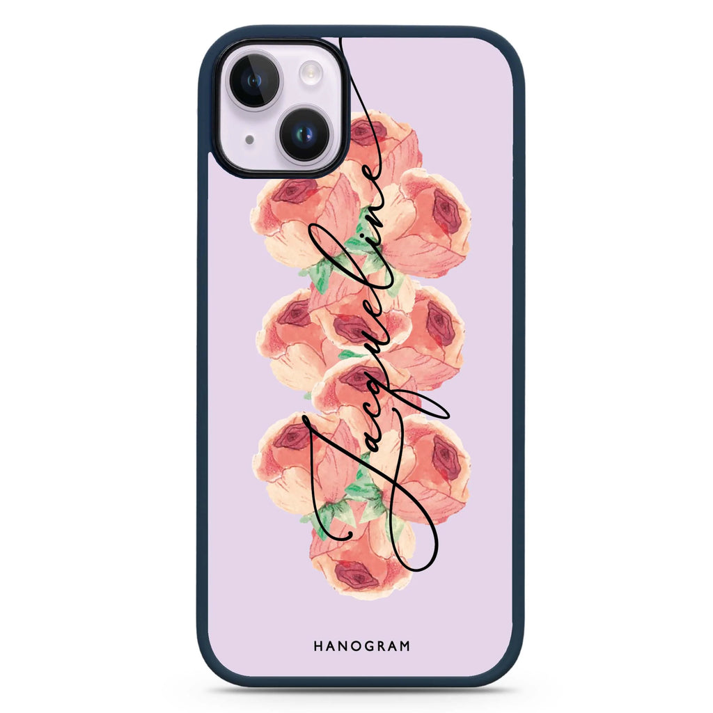 Painterly Floral iPhone 14 Plus Magsafe 兼容防衝擊保護殼