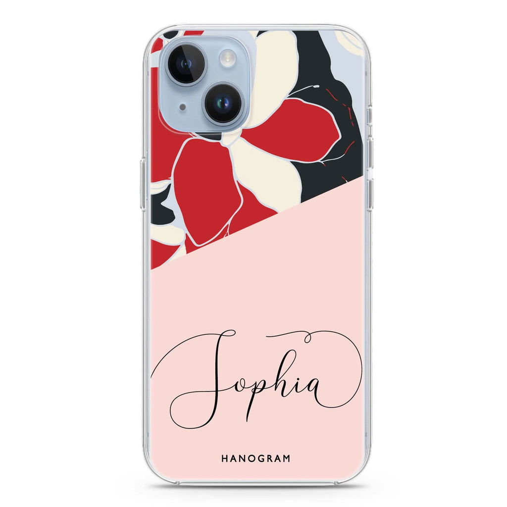 Floral POP iPhone 14 plus 水晶透明保護殼