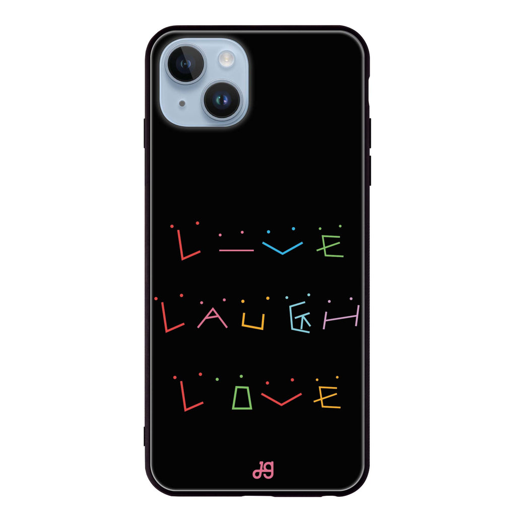 Live Laugh Love iPhone 13 超薄強化玻璃殻