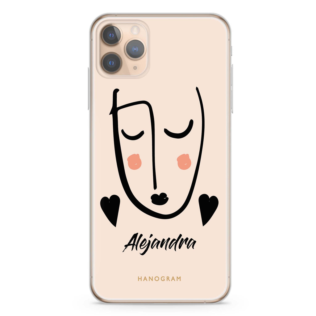 Lovely Face iPhone 11 Pro Max 水晶透明保護殼