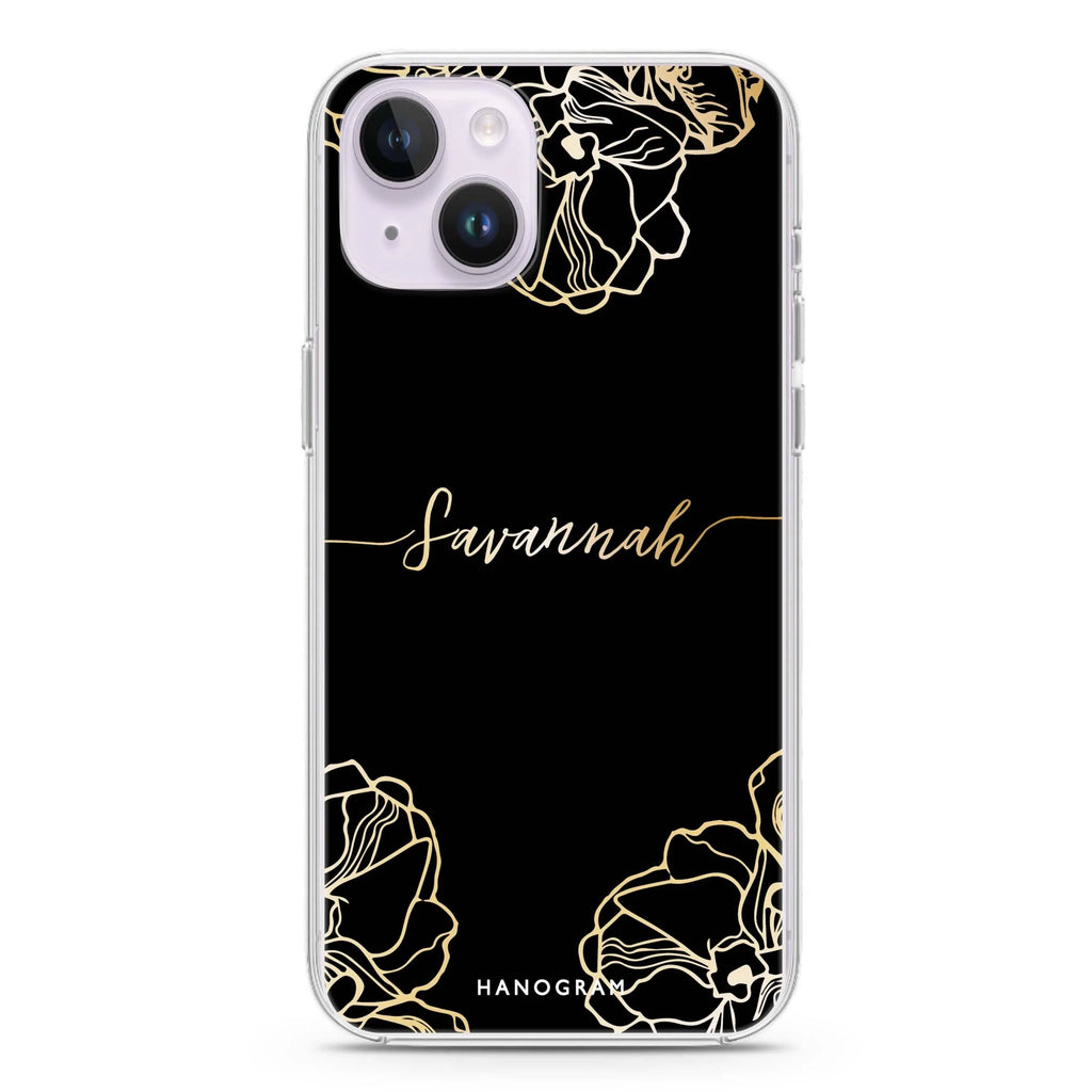 Crafts Of Floral iPhone 14 水晶透明保護殼