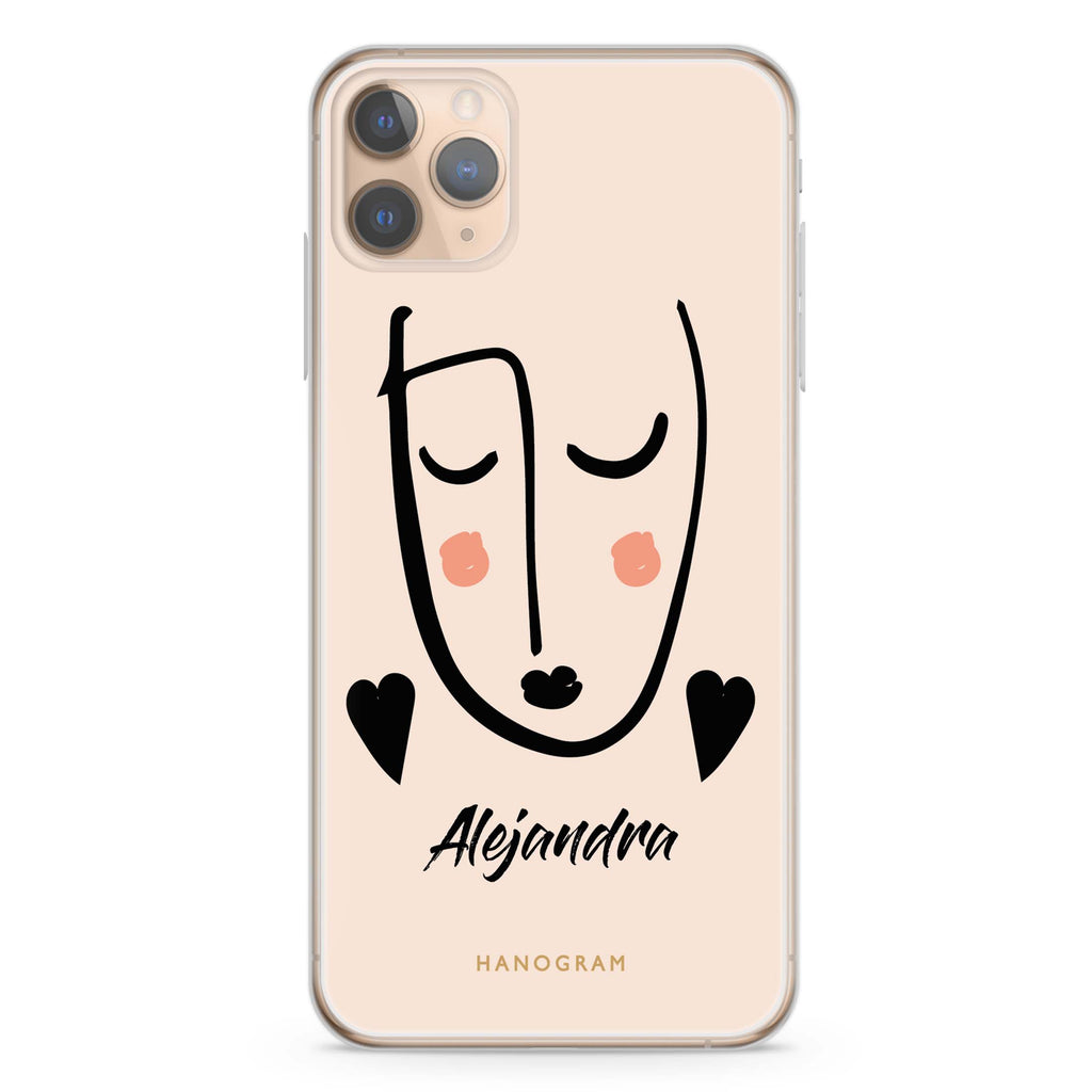 Lovely Face iPhone 11 Pro 水晶透明保護殼