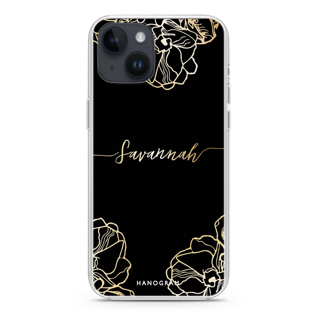 Crafts Of Floral iPhone 14 plus 水晶透明保護殼