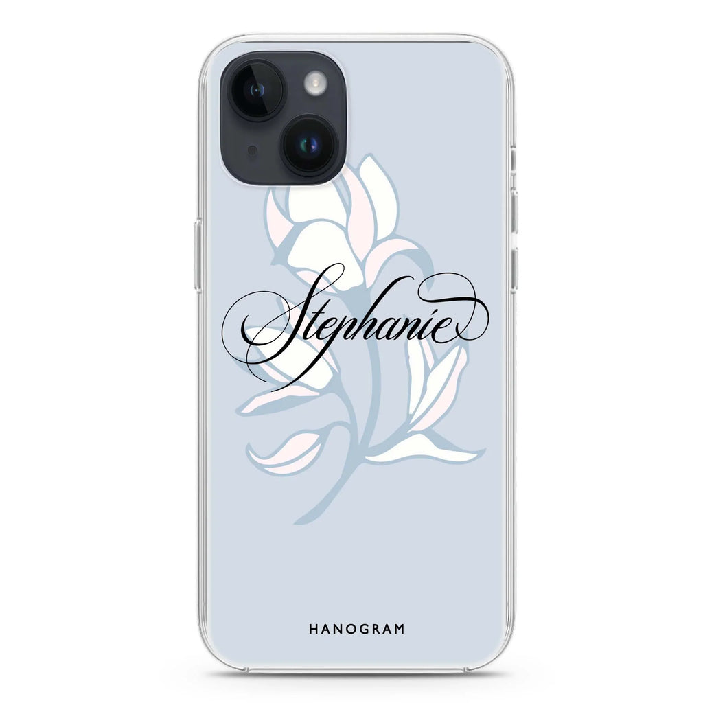 Exquisite Flowers iPhone 14 Magsafe 兼容水晶透明保護殼