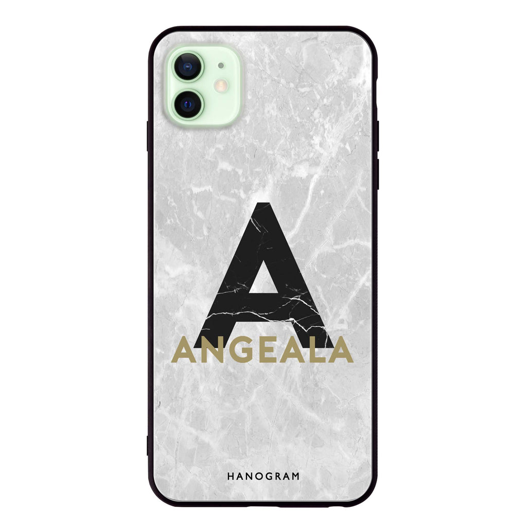 Grand Marble Monogram iPhone 12 超薄強化玻璃殻