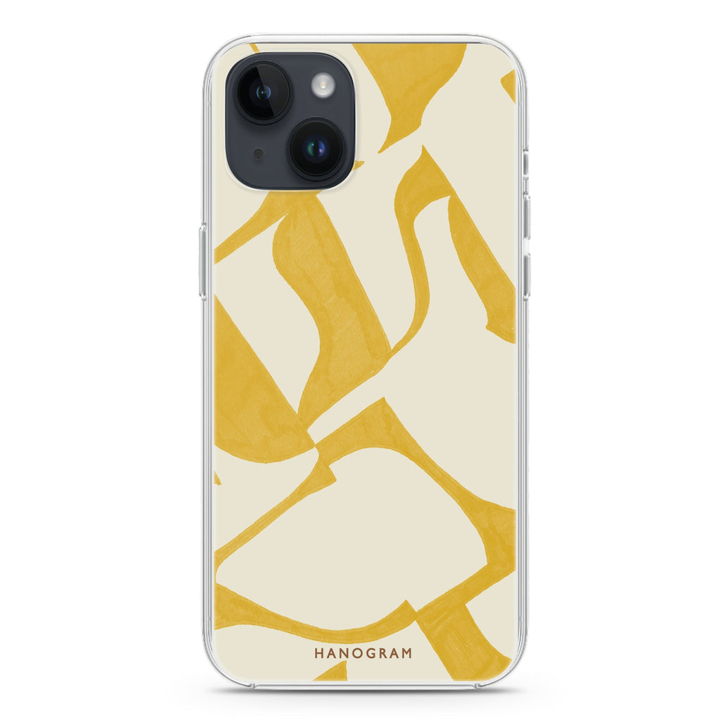 Abstract Paint Pattern iPhone 14 Plus Magsafe 兼容水晶透明保護殼