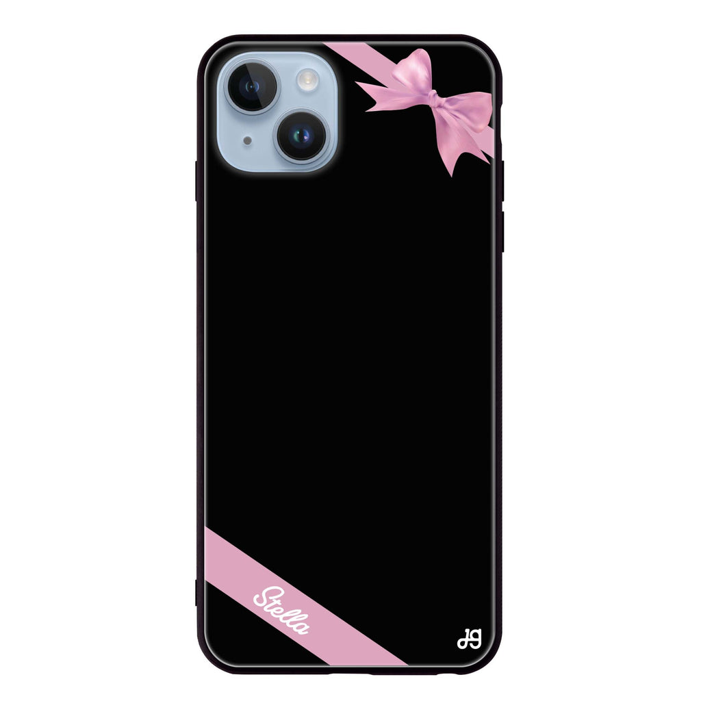 Pink Bow iPhone 14 超薄強化玻璃殻