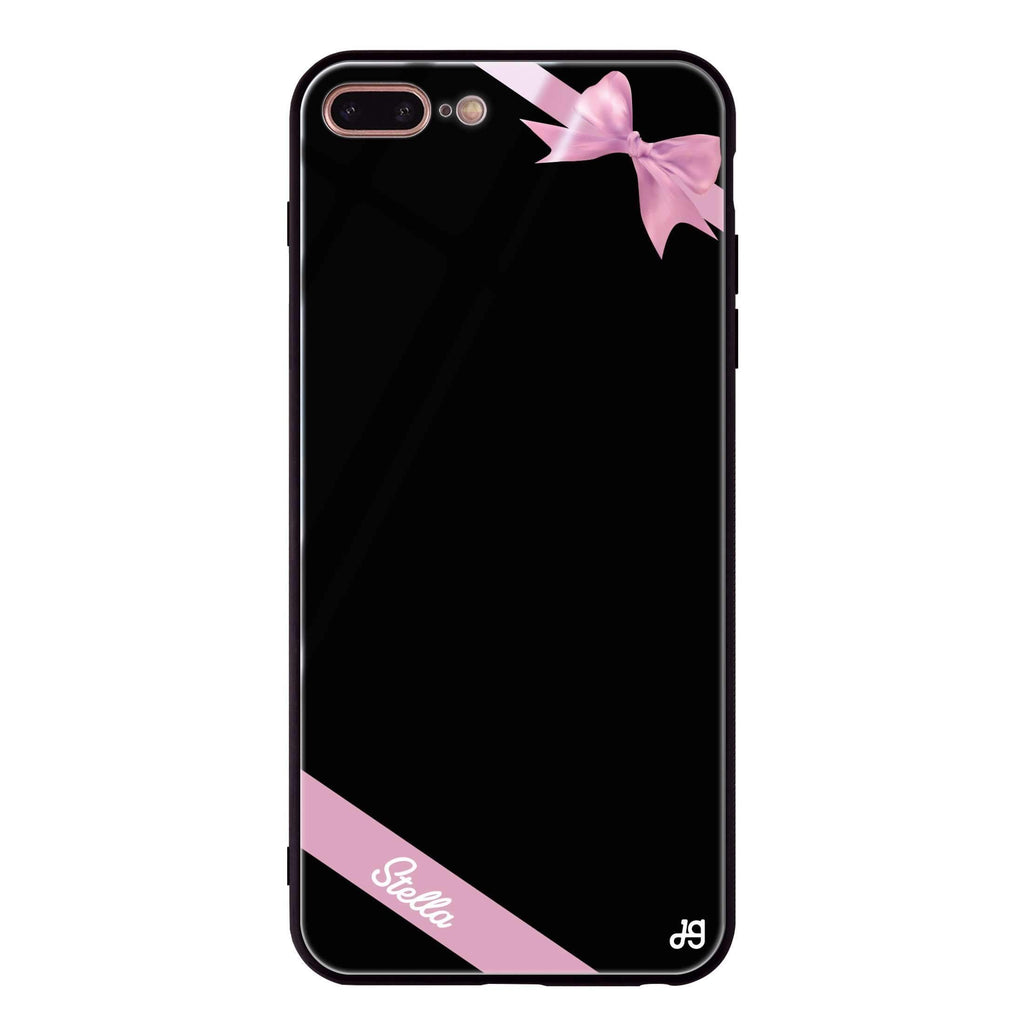 Pink Bow iPhone 7 Plus 超薄強化玻璃殻
