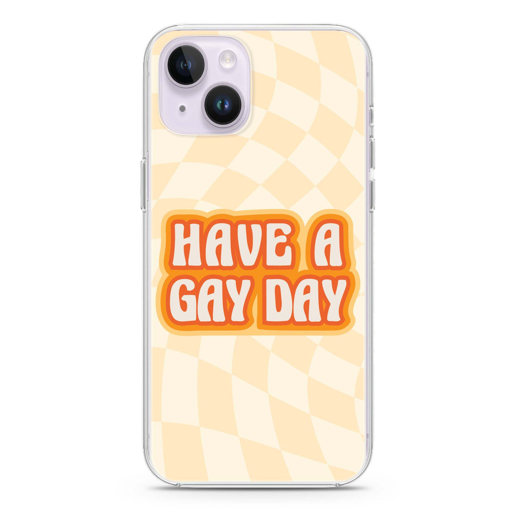 Have a Gay Day iPhone 14 Plus Magsafe 兼容水晶透明保護殼