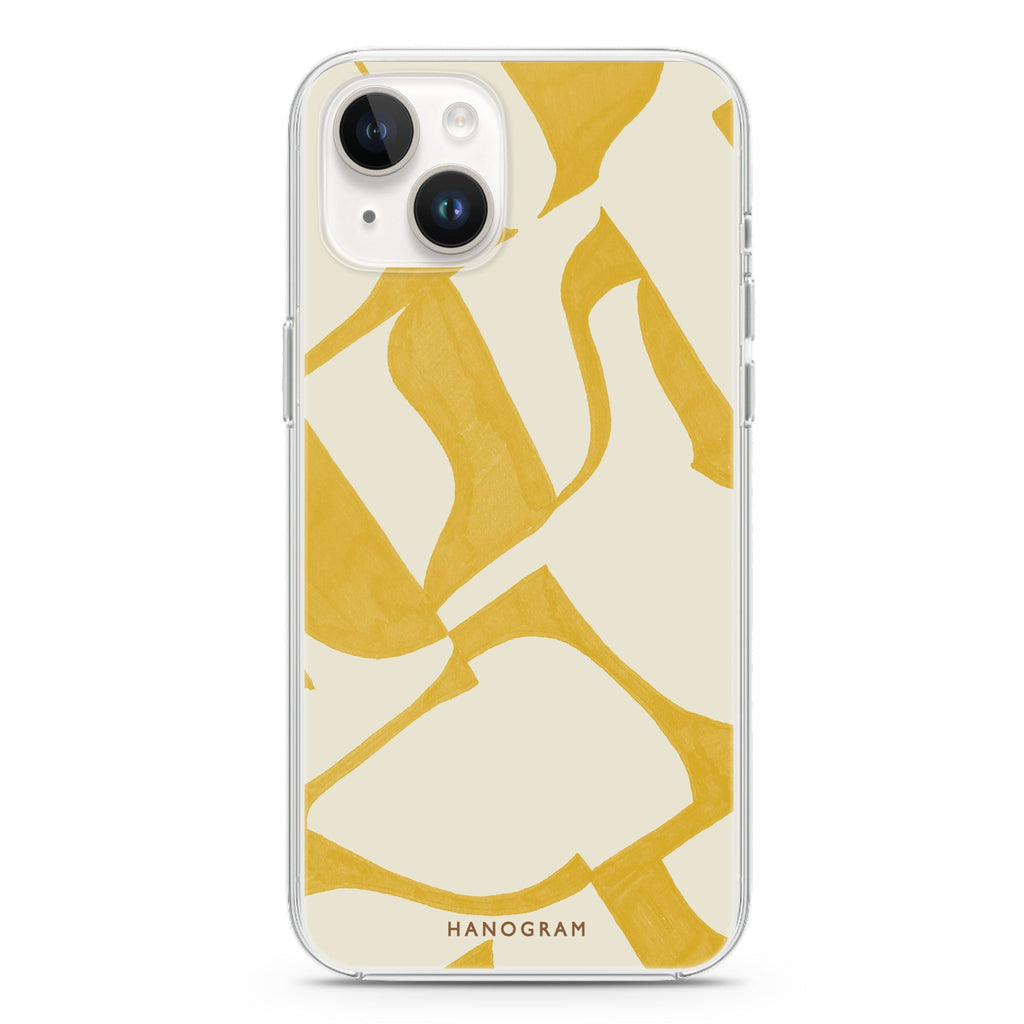 Abstract Paint Pattern iPhone 14 Magsafe 兼容水晶透明保護殼