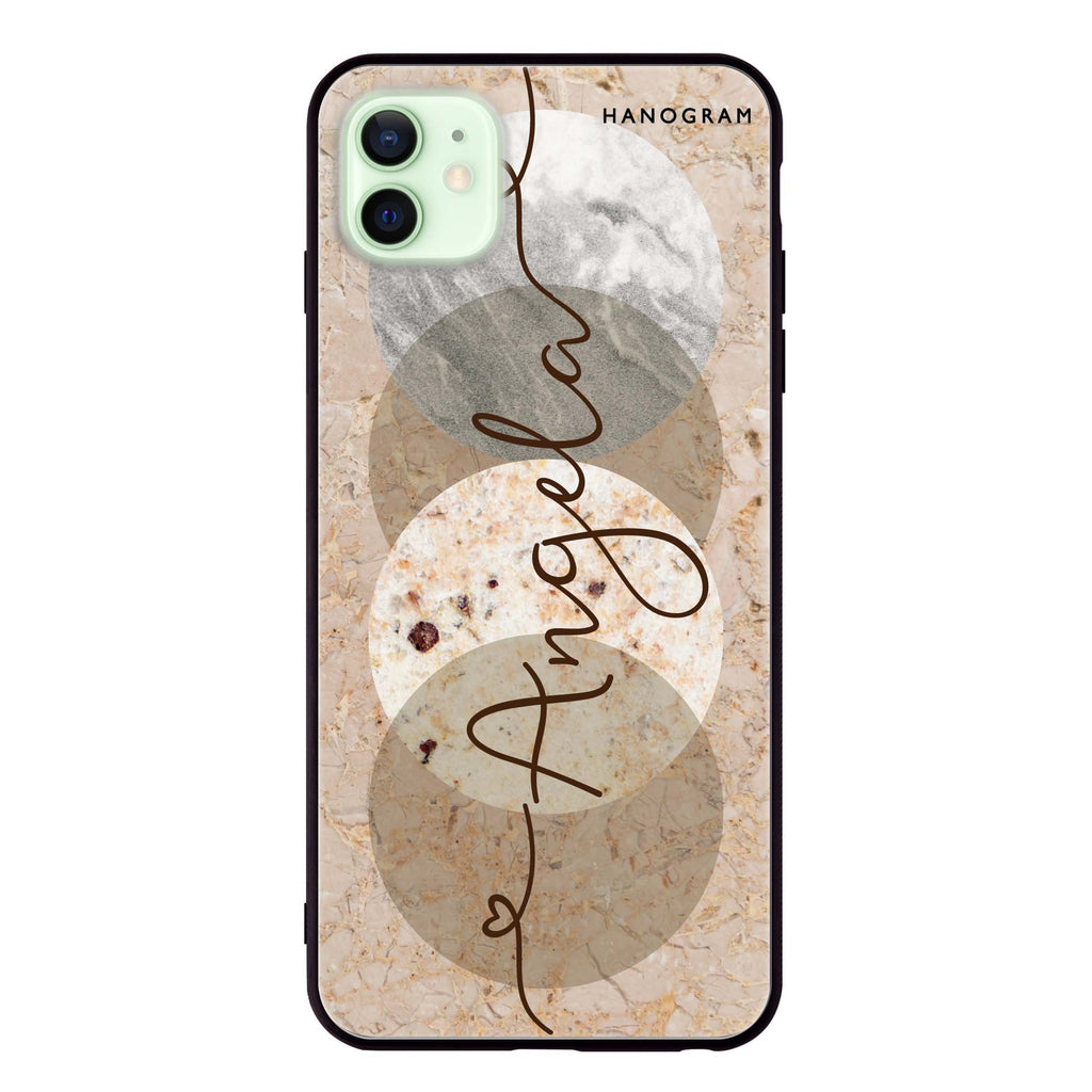 Artistic Marble I iPhone 12 mini 超薄強化玻璃殻