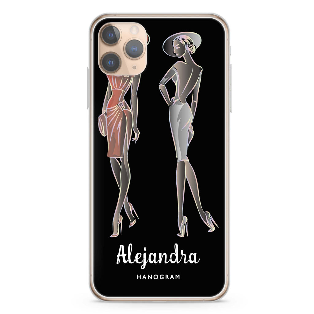 Elegant Girls iPhone 11 Pro 水晶透明保護殼