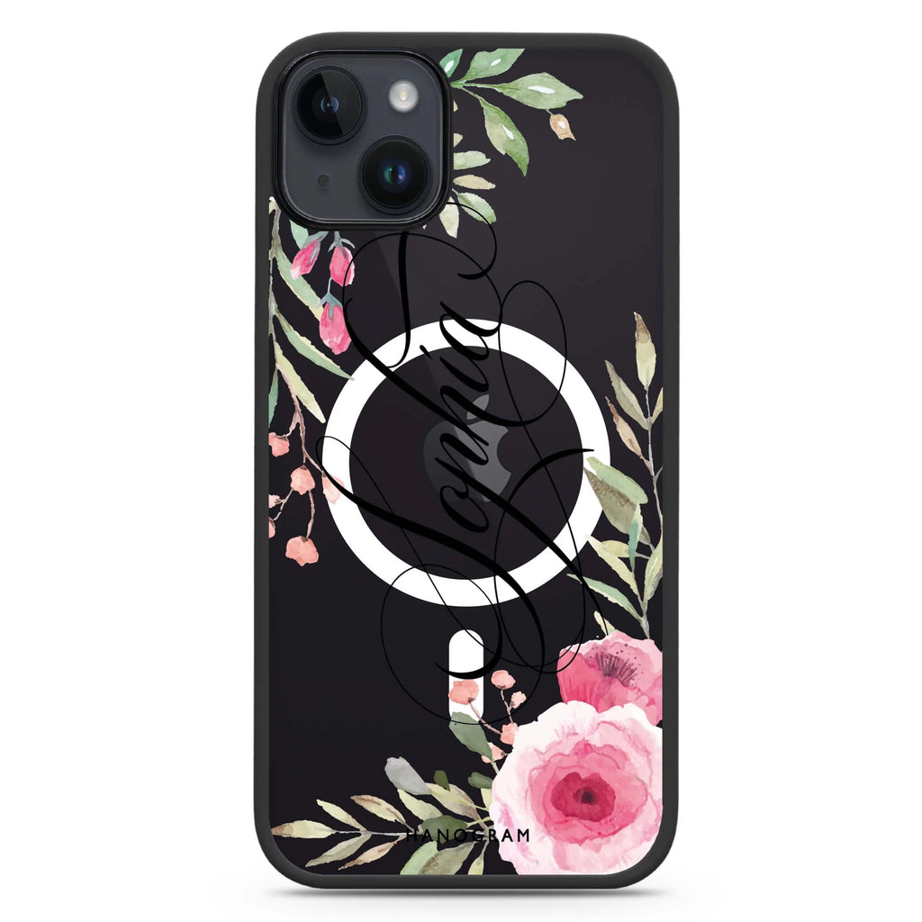 Flowers Fantasy iPhone 14 Plus Magsafe 兼容防衝擊保護殼