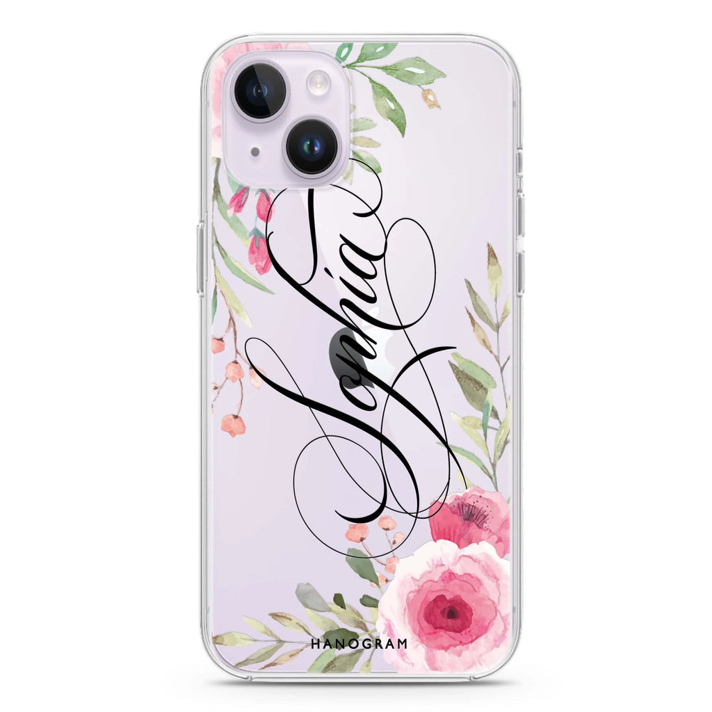 Flowers Fantasy iPhone 14 水晶透明保護殼