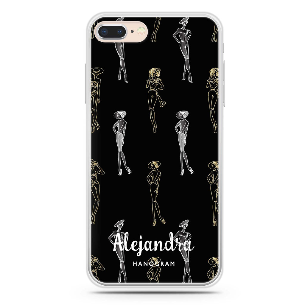 Elegant Girls Seamless iPhone 7 Plus 水晶透明保護殼