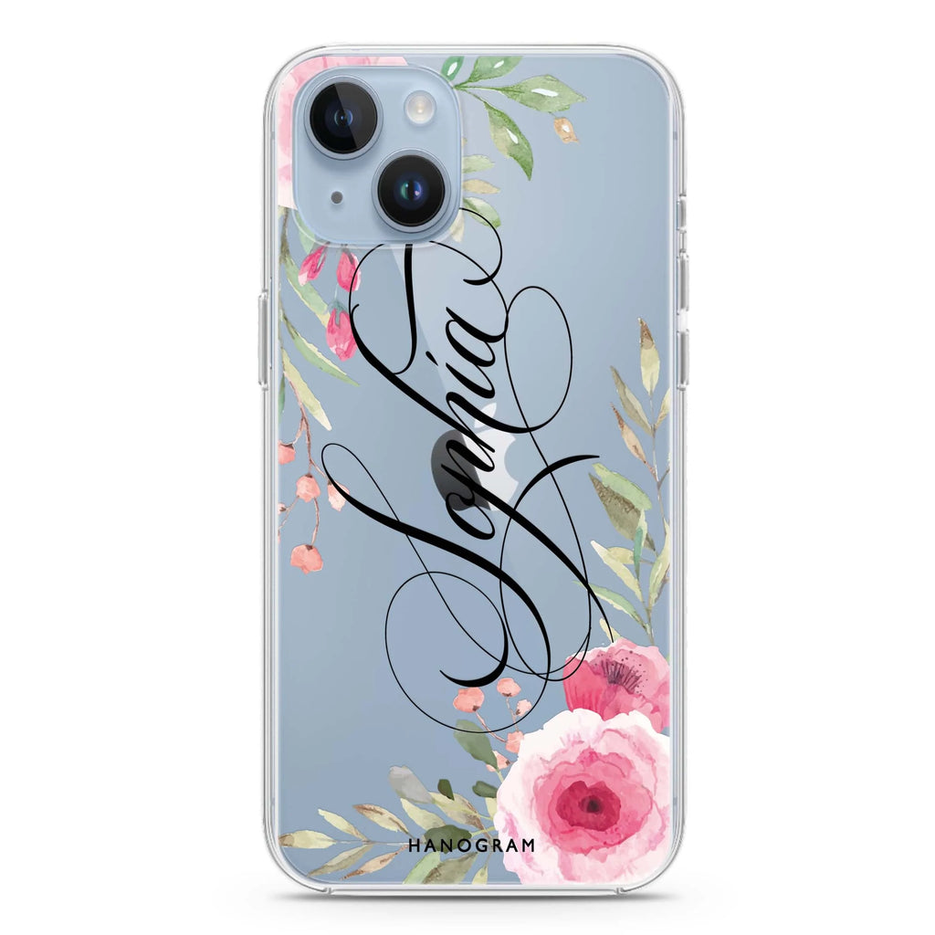 Flowers Fantasy iPhone 14 plus 水晶透明保護殼