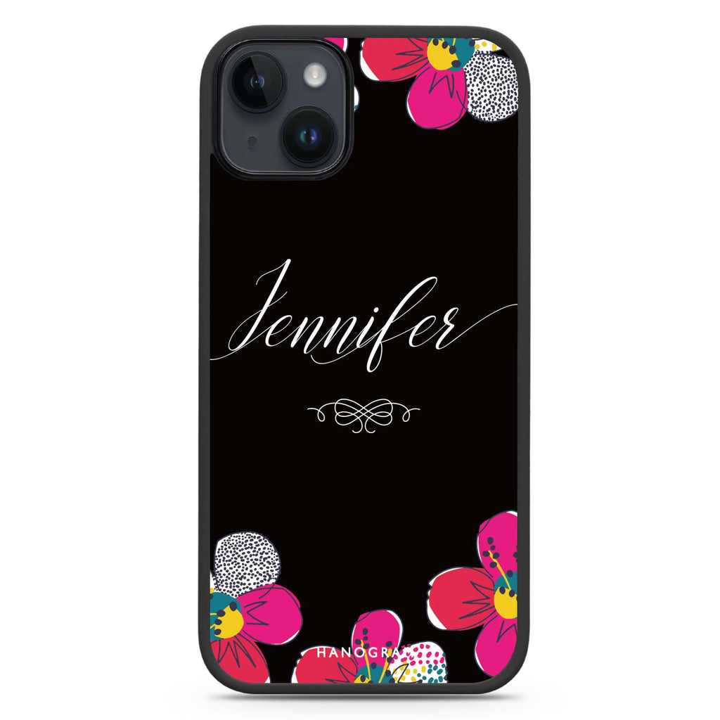 Stunning Floral iPhone 14 Plus Magsafe 兼容防衝擊保護殼