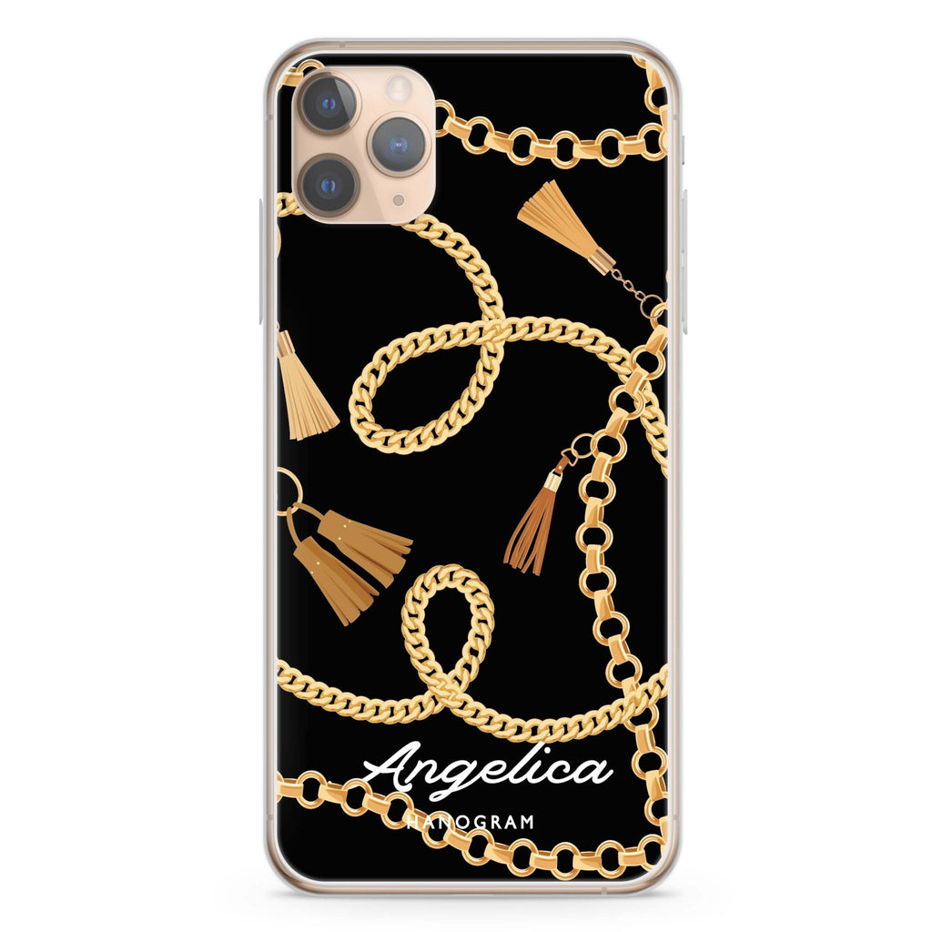 Belt and Chain I iPhone 11 Pro Max 水晶透明保護殼