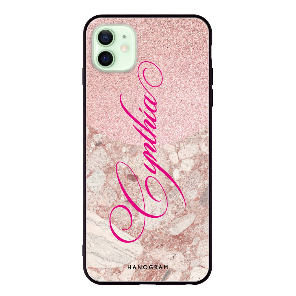 Luxury Marble iPhone 12 mini 超薄強化玻璃殻