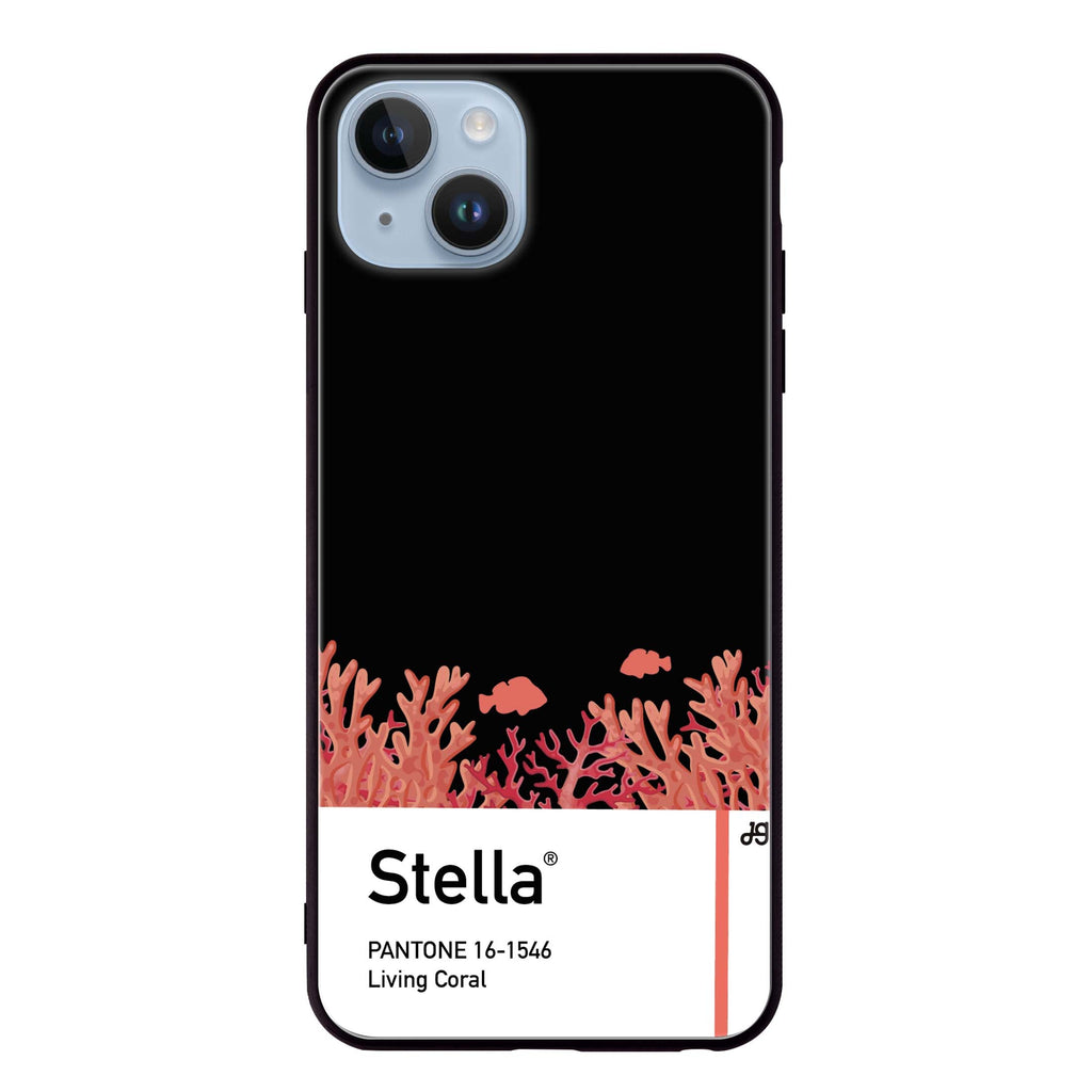 #16-1546 Living Coral I iPhone 14 超薄強化玻璃殻