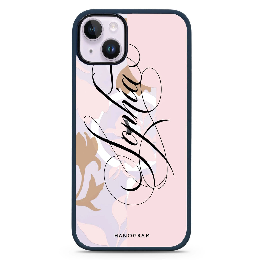 Floral Block iPhone 14 Plus Magsafe 兼容防衝擊保護殼
