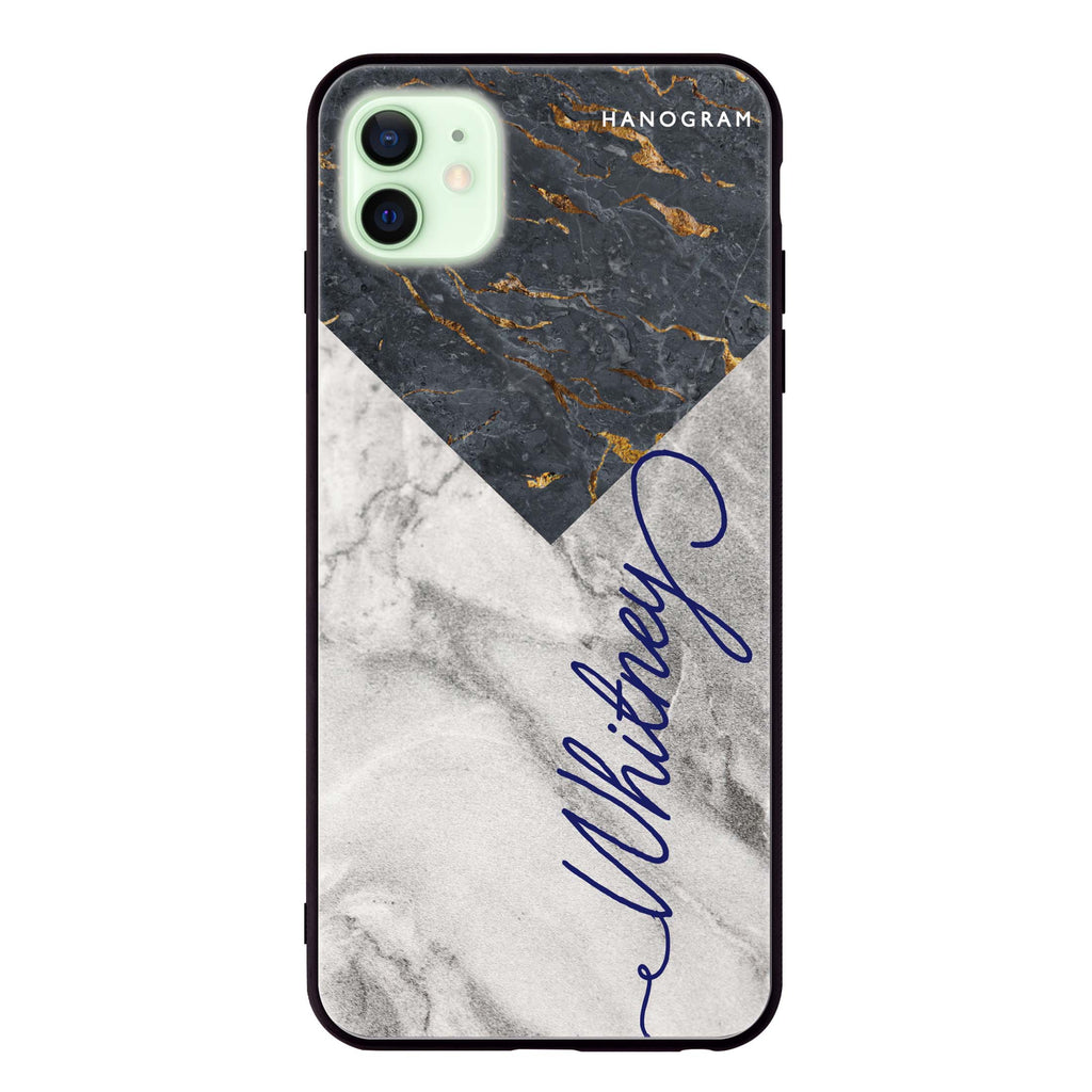 Mix Marble iPhone 12 超薄強化玻璃殻