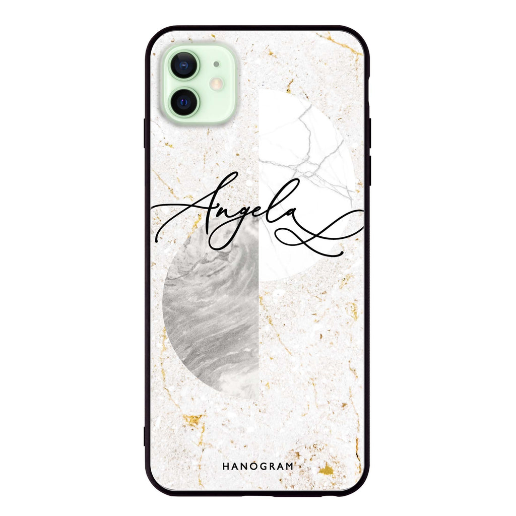 Marble Abstract III iPhone 12 超薄強化玻璃殻