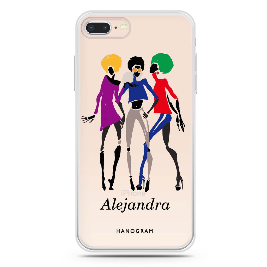Artistic Girls iPhone 7 Plus 水晶透明保護殼