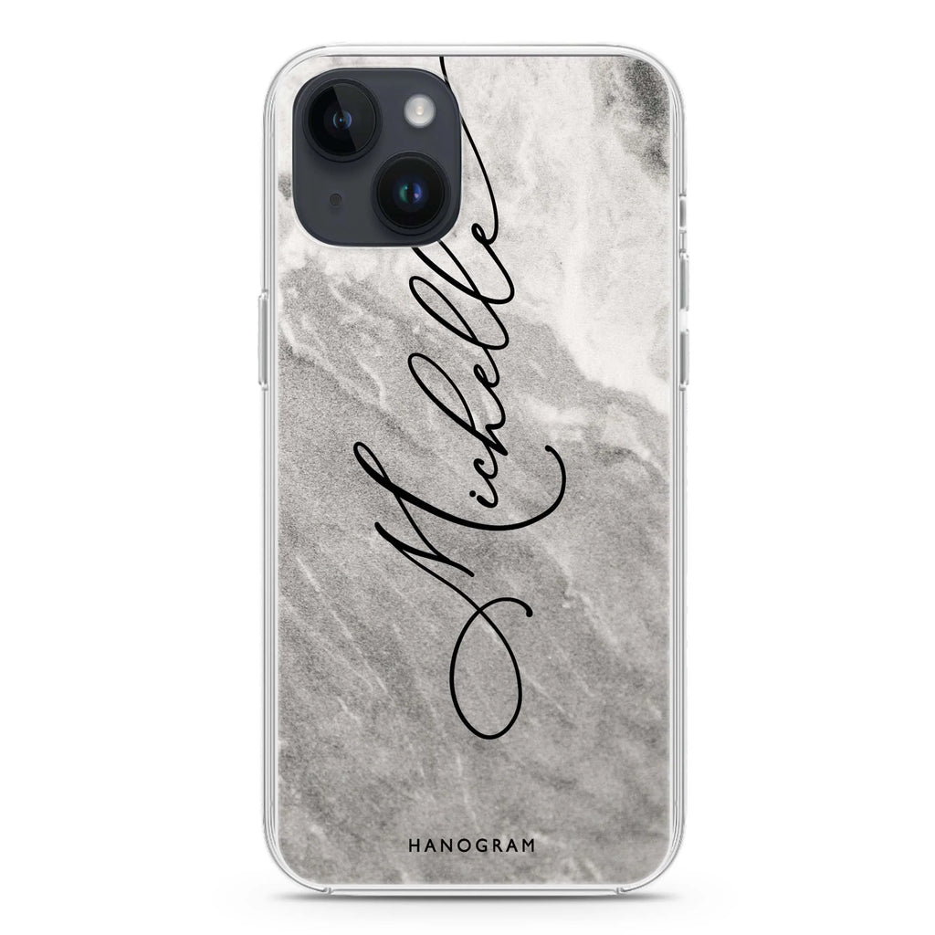 Cosmic Marble iPhone 14 Plus Magsafe 兼容水晶透明保護殼