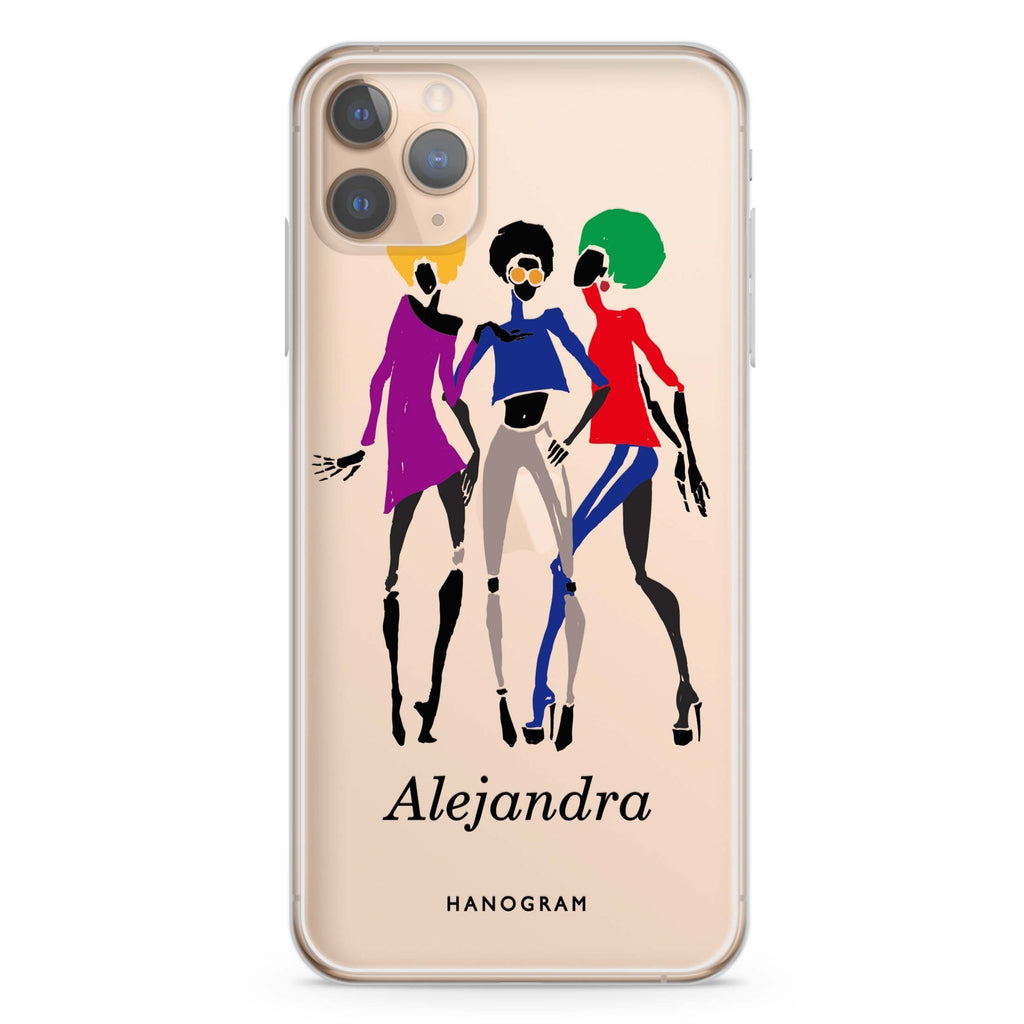 Artistic Girls iPhone 11 Pro Max 水晶透明保護殼