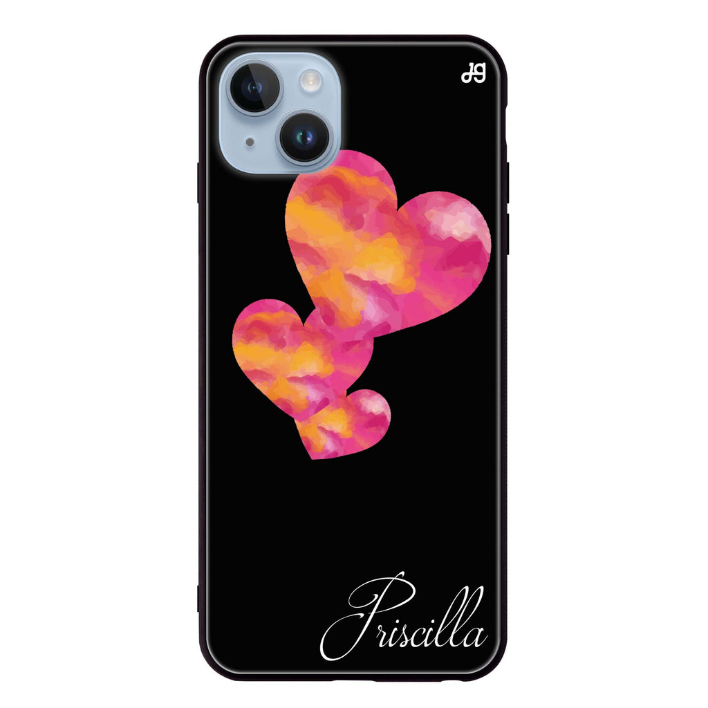 Red Hearts iPhone 14 超薄強化玻璃殻