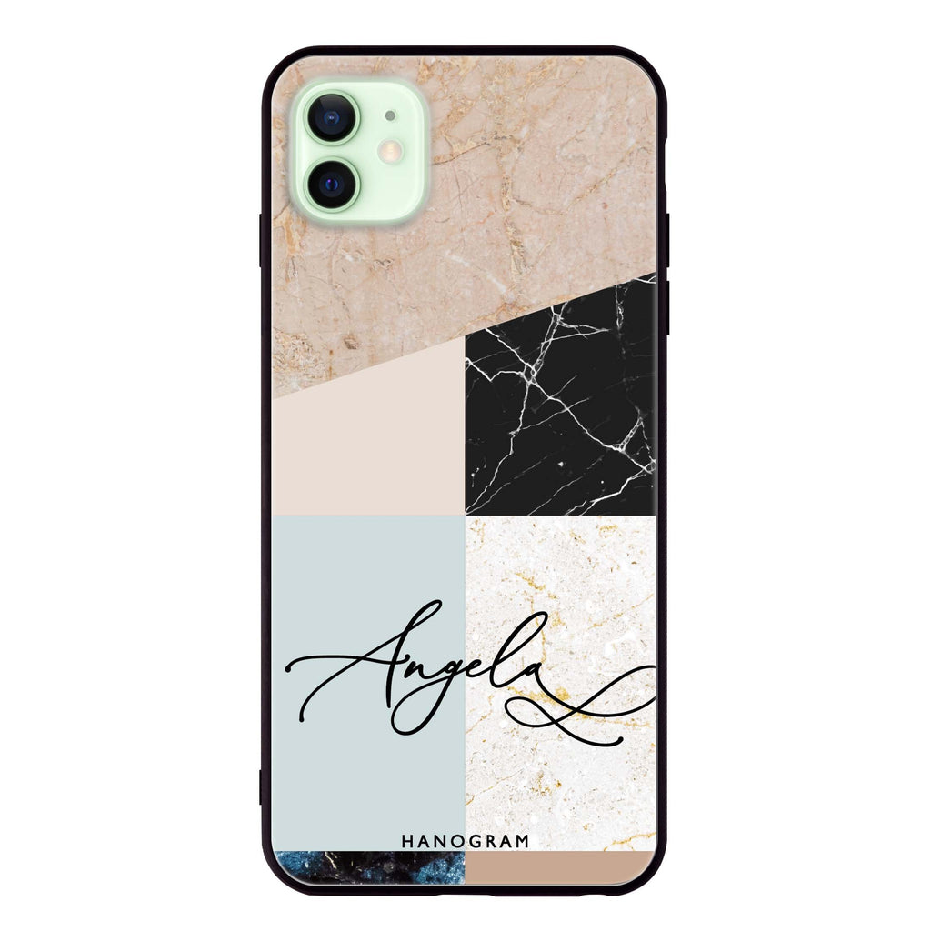 Marble Abstract V iPhone 12 超薄強化玻璃殻