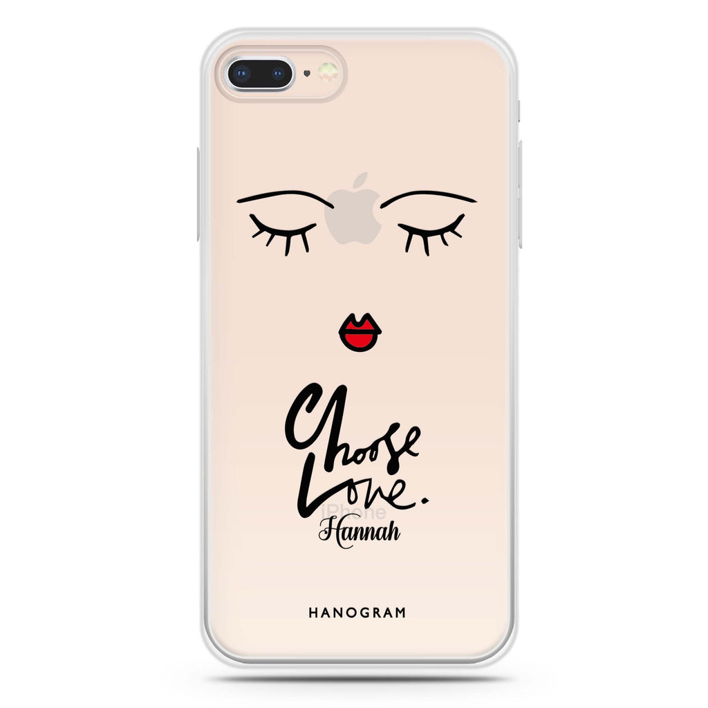 Choose Love iPhone 7 Plus 水晶透明保護殼