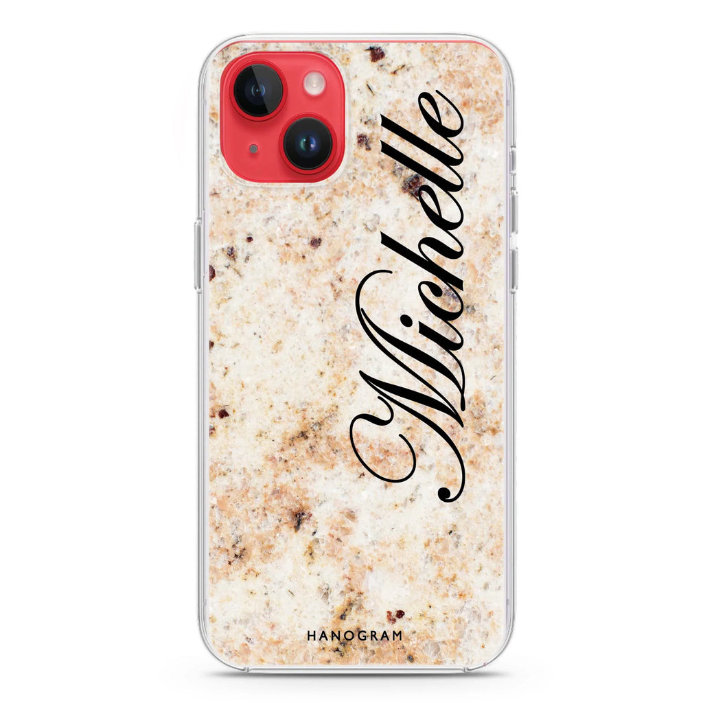 Real Marble iPhone 14 Magsafe 兼容水晶透明保護殼