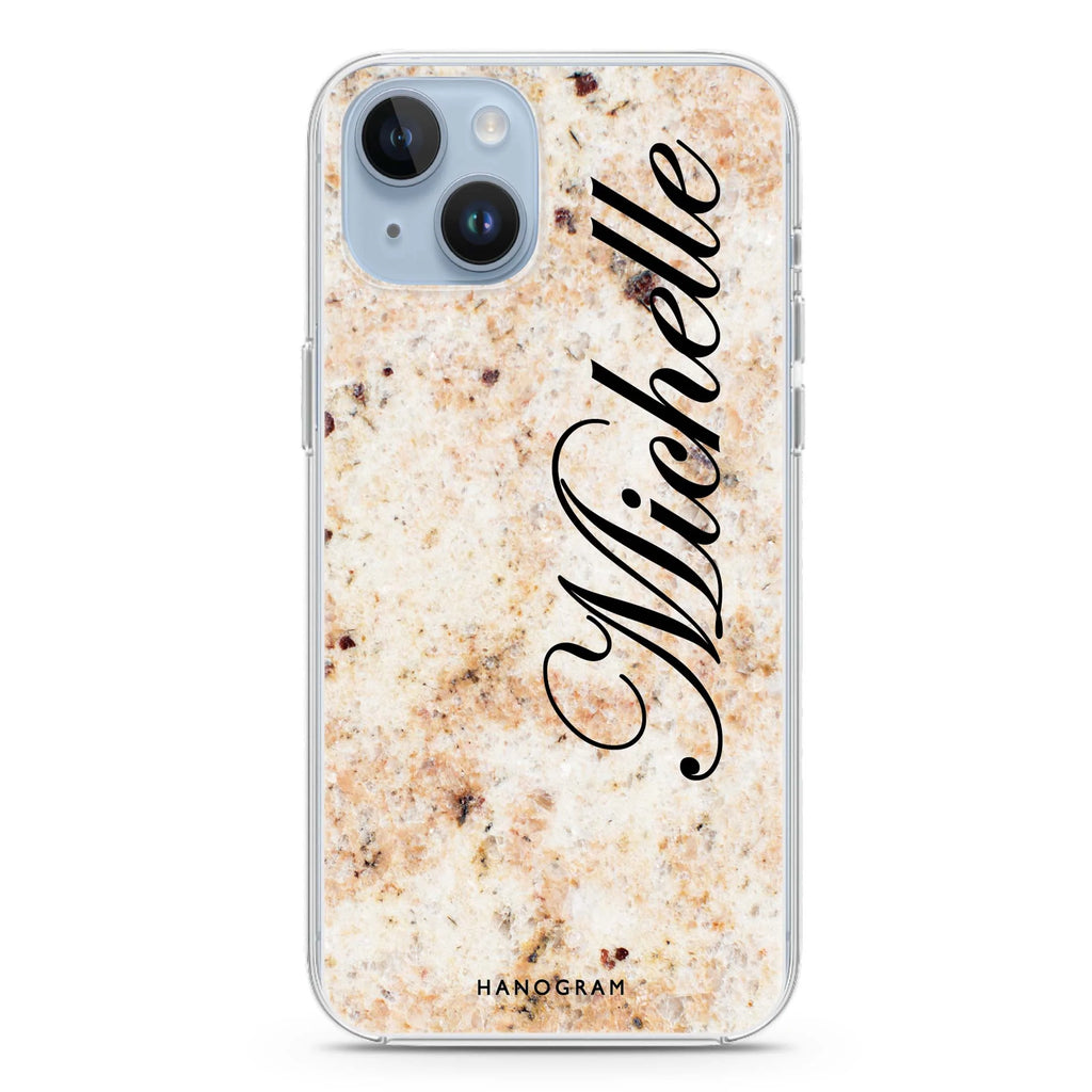 Real Marble iPhone 14 Plus Magsafe 兼容水晶透明保護殼