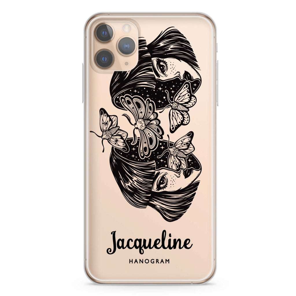 Artistic Face iPhone 11 Pro Max 水晶透明保護殼