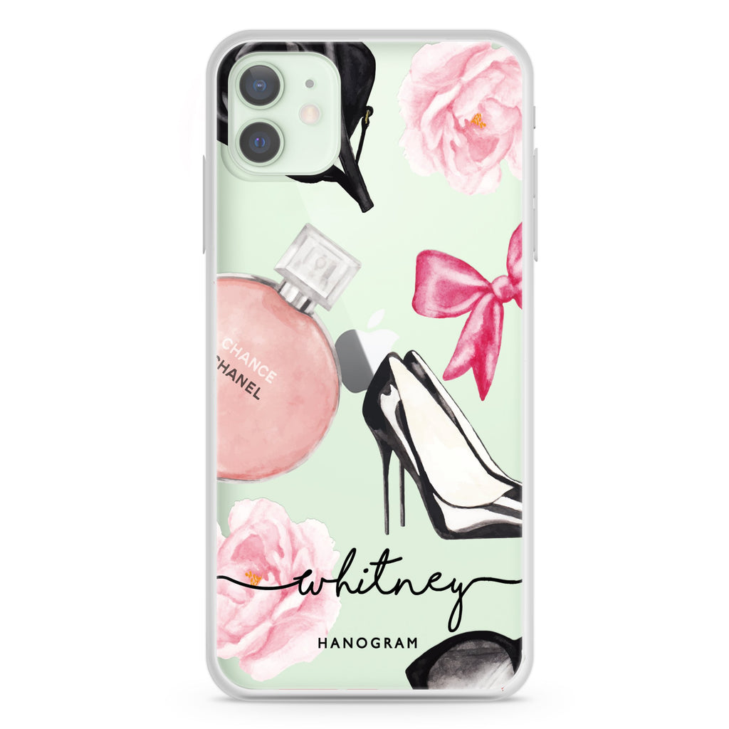 Fashion Cosmetic iPhone 12 mini 透明軟保護殻