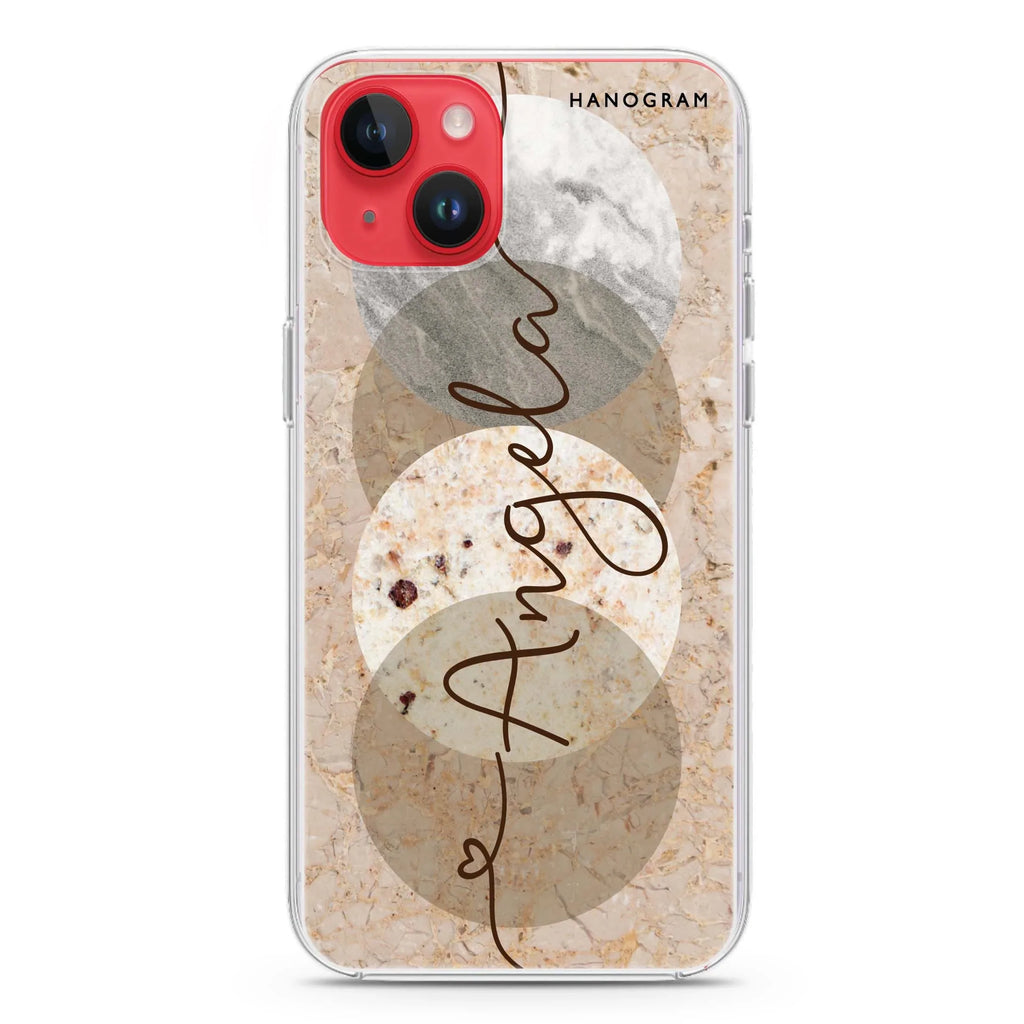 Artistic Marble I iPhone 14 Magsafe 兼容水晶透明保護殼