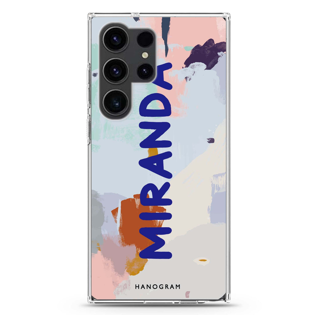 Artistic Marble II Samsung Galaxy Ultra 可加名字透明保護殼，適用 S26/S25/S24/S23 Ultra，圖1